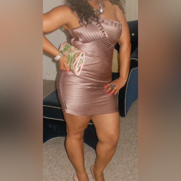 Bcbg maxazaria bodycon mini dress size 12 - Picture 1 of 4